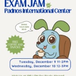 Exam Jam with the Study Abroad Office on December 10, 2025